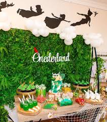 Peter Pan Neverland Birthday Party Ideas Photo 1 Of 41 Onederland Birthday Party Baby Boy 1st Birthday Party Boys 1st Birthday Party Ideas