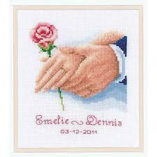 Salty kisses wedding cross stitch pattern. Rose Wedding Sampler Cross Stitch Kit By Vervaco The Happy Cross Stitcher