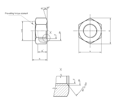 din 982 prevailing torque nuts with nonmetalic insert