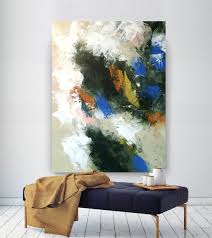 In decorating the living room to be elegant and attractive, you can start by choosing colors for the walls and interior in the living room. Abstract Large Print Canvas Wall Decor Modern Painting Living Room Wall Art Blue Gray Pink Brown Art Painting 18x24 Art Poster 36x24 Geometr Art Collectibles Giclee Kromasol Com