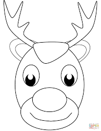 Dibujos Navideños Para Colorear Reno