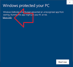 Solved Windows Defender Smartscreen Prevented An Unrecognized App Error