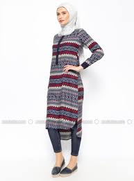 Patterned Tunic Maroon Tunics Modanisa Tunic Pattern Hijab Fashion Fashion