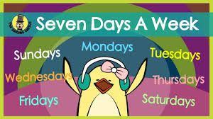 A day is the approximate time it takes for the earth to complete one rotation. Seven Days A Week Days Of The Week Song The Singing Walrus Youtube