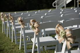 Search for folding chairs on the new getsearchinfo.com Outdoor Wedding Ceremony Decor White Wooden Folding Chairs With Burlap Bows Marry Me Tampa Bay Most Trusted Wedding Vendor Search And Real Wedding Inspiration Site