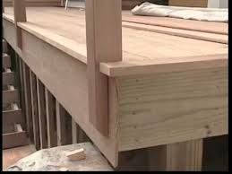 Set up a jig that allows you to cut all the posts to the correct length. Installing Cedar Deck Railings Youtube