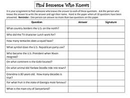 For decades, the united states and the soviet union engaged in a fierce competition for superiority in space. Trivia Questions Sampler Find Someone Who Knows Freebie By Virginia Conrad