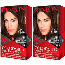 Lot of 3 revlon colorsilk buttercream 60 51n light natural brown. Buy Colorsilk 3d Hair Color Hair Dye 20 Brown Black Bundle Of 2 Online In Singapore Ishopchangi