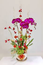 Chinese New Year Orchid Chinese New Year Flower Flower Arrangements Floral Arrangements
