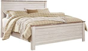 Check spelling or type a new query. Signature Design By Ashley Willowton Whitewash Queen Panel Bed B267b8 Fitz S Furniture Gallery