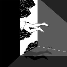 See more of hanka magic hairstyle on facebook. Amazing Surreal Black White Illustration Of Girls Fubiz Media Black And White Illustration Pictures To Draw Illustration