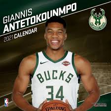 You are free to share or adapt it for any purpose, even commercially under the following terms: Milwaukee Bucks Giannis Antetokounmpo Player Wall Calendar Calendars Com
