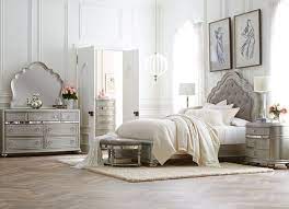 Here S A Bed Fit For A Parisian Princess The Havertys Brigitte Bedroom Collection Feature Contemporary Bedroom Sets Luxury Bedroom Furniture Bedroom Furniture
