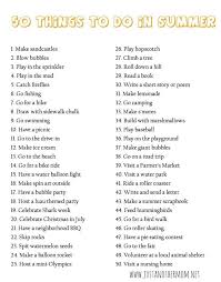 50 Things To Do In Summer Summer Fun List Things To Do Stuff To Do