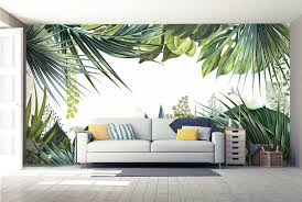 S'amuser avec la perception visuelle, donner l'illusion d'un relief, d'une matière est souvent une façon de mettre une dose de second degré dans sa décoration. Papier Peint Trompe L Åil Jungle Tropicale Nouveaute Blog Izoa