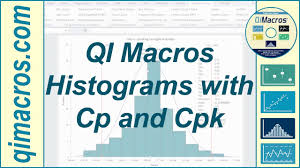 create a histogram in excel with process capability metrics cp cpk pp ppk xl2003