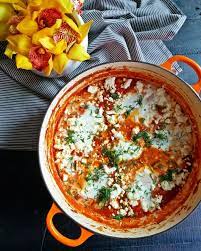 Zucchini Dill And Feta Shakshuka From Sababa By Adeena Sussman Shakshuka Shakshuka Recipes Cooking Inspiration