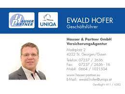 Georgen an der gusen im bezirk perg. Hauser Partner Gmbh Uniqa Generalagentur 4222 St Georgen Gusen Versicherungsagenten Herold