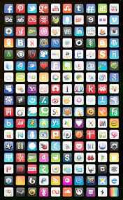Glossy Round Corners Icons Fribly Social Media Icons Icon Social Media Icons Free