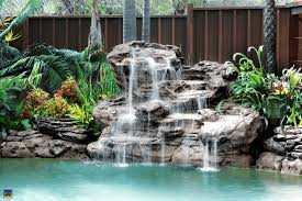 Serenity Swimming Pool Waterfalls Universal Rocks