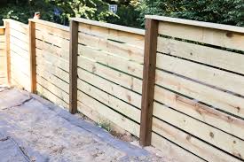 Many tutorials are available online, such as this one from hgtv or this one from the home depot, but the process is pretty straightforward: How To Build A Fence Part 2 Bower Power