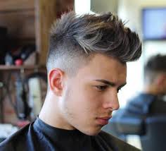 Short Pompadour Haircut With Slick Haircuts For Men Textured Haircut Thick Hair Styles