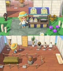 Animal Crossing Designs On Instagram This Egyptian Museum Is The Perfect Design To Feature The King Tut Mask Animal Crossing King Tut Mask Animal Crossing Qr