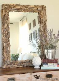 easy driftwood mirror the wood grain cottage inexpensive home decor home decor cheap home decor
