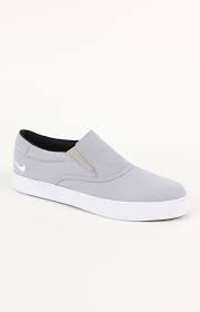 Black And White Nike Slip Ons Nike Sb Vrona Canvas Shoes At Pacsun Com Nike Slip On Shoes Casual Slip On Shoes Mens Slip On Shoes