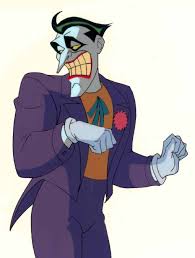 The Joker Animation Still From Batman The Animated Series Based On Art By Bruce Timm Joker Animated Joker Comic Joker Dc Comics