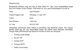 Berikut contoh surat pengalaman kerja sebagai manager dari perusahaan yang sebelumnya anda bekerja di tempat tersebut, antara lain sebagai. Contoh Surat Lamaran Kerja Untuk Perusahaan Kontraktor Dapatkan Contoh Cute766