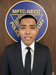 The Methuen Police Department is glad to announce our newest Recruit Police  Officer, Anthony Rocca. Anthony will attend the MPTC Academy at the NECC  campus in Haverhill for the next 24 weeks.