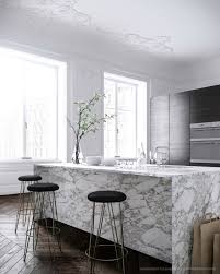 Gorgeous Modern French Design Interiors 40 Pics Decoholic Modern French Interiors Paris Kitchen Kitchen Marble