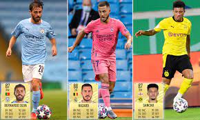 Fifa 16 fifa 17 fifa 18 fifa 19 fifa 20 fifa 21. Bernardo Silva Eden Hazard And Jadon Sancho Are Among Top Rated Dribblers In Fifa 21 Daily Mail Online