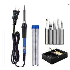 60w Electric Soldering Solder Iron Kit Adjustable Temperature Welding Tool Set