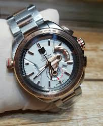 Tag Heuer Grand Carrera Calibre 36 Chronograph White Date Display Watches For Men Tag Heuer Chronograph