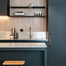 Steel Powder Coated Leg And Shadow Line To Island Also Shows Modern Freestanding Range Hood Sp Diy Kitchen Remodel Kitchen Splashback Interior Design Kitchen