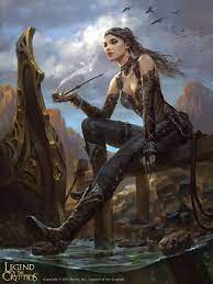 Maybe you would like to learn more about one of these? Ruins Paddler Sastiva By Wisnu Tan Dark Fantasy Art Fantasy Female Warrior Fantasy Character Design