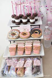 Donuts Baby Shower Party Ideas Photo 33 Of 33 Donut Themed Birthday Party Donut Birthday Parties Doughnut Party