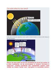 .efectul de sera, a dus la incalzirea usoara a temperaturii medii a planetei cu unele consecinte pentru mediu (cresterea nivelului suprafetei descarcă gratis referatul! Referat Efectul De Sera