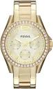 Amazon.com: Fossil Women's Riley Quartz Stainless Steel ...