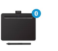 Recessed cable tracks on the back of the tablet allow the cable to exit the top or left of the tablet. Wacom Intuos Creative Pen Tablet Wacom