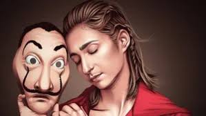 Nairobi Money Heist Vector Art Wallpaper