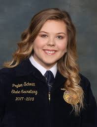 Congratulations to Peyton Schmitt (junior, ag and life sciences education)  and Brianna McBride (junior, food science), for advancing to phase two of  the national officer interviews at the National FFA Organization's  Convention