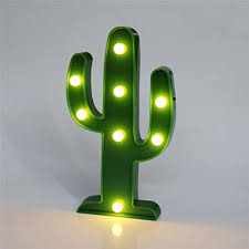 How Gorge Is This Cactus Lamp In 2020 Led Night Lamp 3d Led Night Light Christmas Night Light