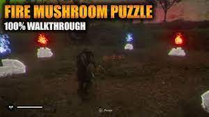 Fire Mushroom Puzzle Assassin S Creed Valhalla Youtube