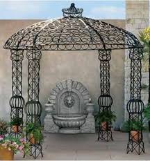 Blair 10 D Wrought Iron Gazebo Custom Sizes Colors Available In 2020 Victorian Gazebo Wooden Gazebo Gazebo