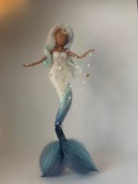 Needle Felted Mermaid Waldorf Inspired Wool Felted Doll Etsy In 2021 Felt Dolls Needle Felting Projects Felt Doll Tutorial