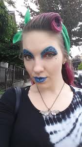 Saw Cirque du Soleil Totem, I am a huge cirque fan and always do theme  makeup. Here's the Totem face. (Took me a couple weeks to grow the balls to  post to