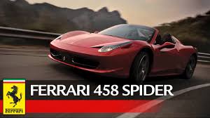 Ferrari 458 italia speciale a engine technical data Ferrari 458 Spider Official Video Youtube